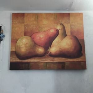 Abstract Pears Canvas Art